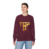 TopG Graphic Unisex Heavy Blend Crewneck Sweatshirt Motivational Hustler Streetwear Fitness Entrepreneur Alpha Mindset Pullover