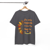Unisex Ho’oponopono Sunflower T Shirt Healing Affirmation Tee Spiritual Gratitude Mindfulness Inspired Positive Energy Heavy Cotton Graphic Top