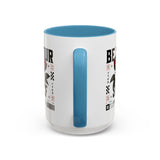 Be Your Self Rose Coffee Mug Bold Floral Motivational Design Ceramic Accent Mug Perfect for Morning Coffee Tea Hot Drinks Self Love Empowerment Gift for Friends Birthdays Cozy Moments