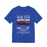Japanese Hybrid Supercar Inspired Graphic T Shirt Modern NSX Style Performance Car Art Automotive Streetwear Unisex Tee High Speed Racing Lifestyle Shirt for Car Enthusiasts