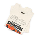 Firestorm Muscle Car Blueprint Design Unisex Heavy Cotton Tee Powerful Retro Performance Art Shirt for Streetwear Lovers & Collectors