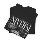 Universe Is Wide Graphic Unisex Heavy Cotton Tee Cosmic Galaxy Butterfly Space Streetwear T Shirt