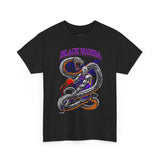 Mamba Unisex Heavy Cotton Tee Bold Serpent Power Graphic Streetwear Design Athletic Hustle Energy Inspired TShirt Symbol of Strength Resilience and Inner Mastery