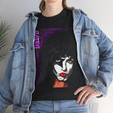 Starfire Rebel Unisex Heavy Cotton Tee Bold Rock-Inspired Graphic Streetwear For Music Lovers, Retro Energy And Fearless Self Expression