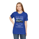 Silver Performance Coupe Front View Art Unisex Tee Luxury Speed Streetwear Automotive Graphic Shirt
