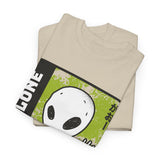 Unisex Not Alone Alien T Shirt Cartoon UFO Graphic Tee Extraterrestrial Sci Fi Space Themed Paranormal Conspiracy Inspired Streetwear Top