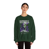 Historical Statue Graphic Premium Unisex Heavy Blend Crewneck Sweatshirt Vintage Aesthetic Streetwear Pullover