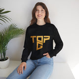 TopG Graphic Unisex Heavy Blend Crewneck Sweatshirt Motivational Hustler Streetwear Fitness Entrepreneur Alpha Mindset Pullover