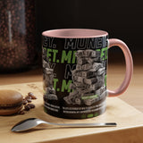 Money Mindset Accent Coffee Mug 11oz 15oz Motivational Hustle Grind Wealth Entrepreneur Graphic Ceramic Mug Bold Streetwear Inspired Success Lifestyle Cup