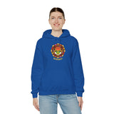 Kathakali Unisex Hoodie Heavy Blend Pullover Sweatshirt Kerala Traditional Dance Art Graphic Indian Culture Onam Festival Heritage Malayalam Design