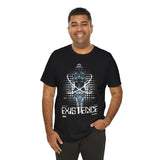 Existence Dystopian Society Cyborg Unisex Jersey Short Sleeve Tee Futuristic Sci Fi Robotic Graphic Cyberpunk Streetwear Statement T Shirt