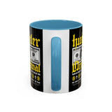 Hustler Original Money Maker Accent Coffee Mug 11oz 15oz Streetwear Bold Dollar Bill Graphic Motivational Entrepreneur Ceramic Cup