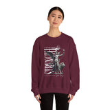 Inspire Strength Ignite Courage Unisex Crewneck Sweatshirt Premium Motivational Streetwear Bold Statue Graphic