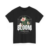Bloom Stronger Floral Graphic Unisex Heavy Cotton Tee Comfortable Motivational Streetwear Inspirational Empowerment T Shirt Perfect Gift for Nature Lovers Self Growth Casual Wear
