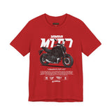 Yamaha MT 07 Inspired Naked Bike Motorcycle Graphic Unisex Heavy Cotton Tee Premium Streetwear T Shirt for Riders Bikers Moto Enthusiasts Everyday Wear