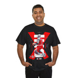 Air Ascent Unisex Heavy Cotton Tee Bold Motivational Streetwear Design Dynamic Red Black Aesthetic Athletic Fashion Statement For Dreamers Hustlers And Visionary Achievers