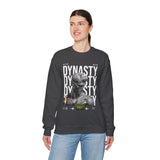 Dynasty Statue Graphic Unisex Heavy Blend Crewneck Sweatshirt Greek Sculpture Butterfly Streetwear Art Inspired Pullover