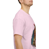 Unisex Balinese Barong Mask Graphic T Shirt Mythical Cultural Warrior Spirit Inspired Tee Tribal Festival Art Streetwear Heavy Cotton Top