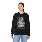 Sadness Crewneck Sweatshirt Unisex Heavy Blend Greek Statue Art Design Emotional Aesthetic Streetwear Gothic Vintage Fashion Artistic Expression Pullover