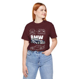 Blue Track Ready Performance Coupe Artwork Unisex Heavy Cotton Tee High Speed Racing Inspired Streetwear Graphic Shirt For Car Enthusiasts And Motorsport Art Fans