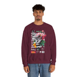 Freedom Snake And Rose Crewneck Comfortable Unisex Sweatshirt Motivational Streetwear Bold Floral Empowerment Design For Resilience And Strength Perfect Gift For Friends Birthdays Cozy Days Casual...