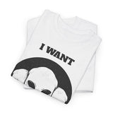 I Want To Believe Alien Unisex T Shirt Vintage UFO Graphic Tee Extraterrestrial Space Themed Sci Fi Paranormal Conspiracy Inspired Streetwear Top
