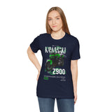 Kawasaki Z900 Green Naked Street Bike Graphic Unisex Heavy Cotton Tee Motorcycle Racing Streetwear Urban Rider Style Gift Shirt