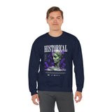 Historical Statue Graphic Premium Unisex Heavy Blend Crewneck Sweatshirt Vintage Aesthetic Streetwear Pullover