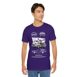 Futuristic Retro Sci Fi Time Travel Car Blueprint Art Unisex Heavy Cotton Tee Premium Streetwear For Vintage Car Lovers Collectors And Enthusiasts