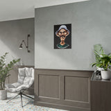 Grumpy Street Legend Poster Bold Comic Art Print Expressive Urban Character Artwork Vibrant Caricature Design Perfect for Bedroom, Studio, or Office Wall Décor Gift for Art Lovers and Street Culture Fans