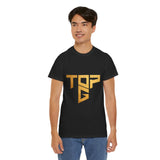 Top G Andrew Tate Graphic T Shirt Black Unisex Streetwear Motivational Hustle Tee Gold Typography Design