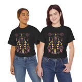 Anubis Balance God Unisex Heavy Cotton Tee Egyptian Mythology Streetwear Graphic T Shirt Bold Cosmic Art Design For Men And Women Perfect For Festivals Spiritual Wear And Fashion Lovers