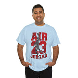 Air Jordan Sky Legend Unisex Heavy Cotton Tee Bold Athletic Streetwear Design Inspirational Basketball Dunk Artwork Motivational Sports Graphic Tee For Dreamers And Hustlers