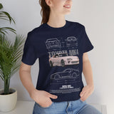 Toyota MK4 Blueprint Tee – Supra MK4 Sports Car MK4 Japanese Performance Coupe Inspired Graphic T Shirt JDM Street Racing Culture Automotive Icon Art Unisex Tee