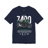 Kawasaki Z400 Naked Street Bike Graphic T Shirt Unisex Heavy Cotton Motorcycle Racing Streetwear Gift