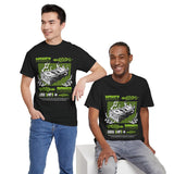 Money Power Unisex Heavy Cotton Tee Bold Dollar Stack Graphic Neon Green Streetwear Aesthetic Hustle Mindset Motivational T Shirt