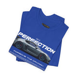Porsche 718 Cayman GT4 RS Inspired Illustrated Track Focused Sports Car Graphic T Shirt Precision Motorsport Performance Streetwear Racing Culture Gift For Car Enthusiasts