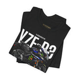 Yamaha YZF R3 Monster Energy Inspired Unisex Heavy Cotton Tee Racing Motorcycle Streetwear Graphic T Shirt Gift For Riders Bikers Moto Fans Casual Wear