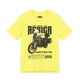African Twin Adventure Motorcycle Graphic Tee Off Road Touring Bike T Shirt For Riders Explorers Long Distance Travel Motorsport Streetwear Gift