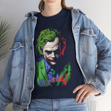 The Jocker Why So Serious Within Unisex Heavy Cotton Tee Bold Psychological Streetwear Art Dark Emotion Graphic Shirt for Fearless Thinkers and Urban Rebels