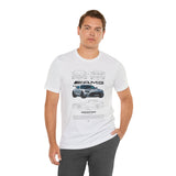 Silver Performance Coupe Front View Art Unisex Tee Luxury Speed Streetwear Automotive Graphic Shirt