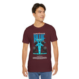 Blue Formula Race Car Graphic Unisex Heavy Cotton Tee High Speed Streetwear for Motorsport Fans and Racing Lifestyle Enthusiasts