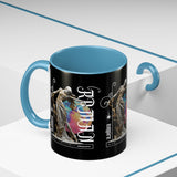 Sculptural Future Statue Art Accent Coffee Mug 11oz 15oz Greek Goddess Cosmic Abstract Splash Bold Artistic Streetwear Ceramic Cup