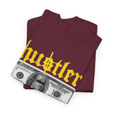 Hustler Original Money Maker Unisex Heavy Cotton Tee Streetwear Graphic Bold Dollar Bill Print Motivational Entrepreneur T Shirt