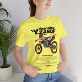 Yamaha YZ450F Inspired Motocross Blueprint Unisex Heavy Cotton Tee Dirt Bike Racing Graphic Streetwear Shirt Gift For Riders