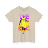 The Court Monarch Unisex Heavy Cotton Tee Basketball Power Graphic Shirt Streetwear for Athletes Hustlers and Motivational Sports Lovers