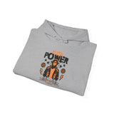 Mask Power Anonymous Strength Graphic Unisex Heavy Blend Hooded Sweatshirt Bold Urban Hacker Inspired Streetwear Empowerment Hoodie