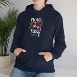 Move With Flow Breakdance Graphic Unisex Heavy Blend Hooded Sweatshirt Hip Hop Streetwear Dance Rhythm Hoodie