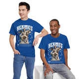 Hermes Greek Mythology Unisex Heavy Cotton Tee Ancient God of Communication and Travel Streetwear Graphic T Shirt