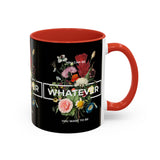 You Can Be Whatever Motivational Coffee Mug Ceramic White Accent Mug Bold Floral Empowerment Design Daily Reminder Positive Energy Drinkware Perfect Gift for Dreamers Friends Office and Home